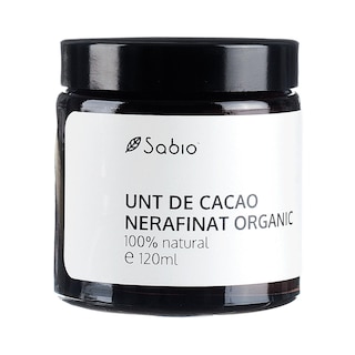Sabio | Unt de cacao nerafinat organic 120ml