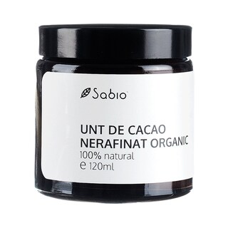 Sabio | Unt de cacao nerafinat organic 120ml