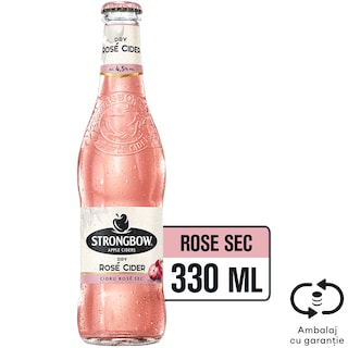 Strongbow | Cidru rose sec 0.33L