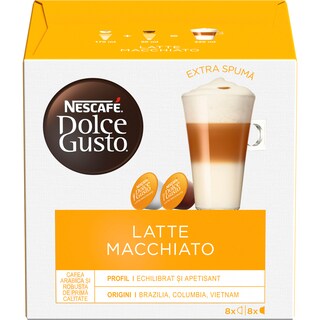 Nescafe | Dolce Gusto | Cafea Latte Macchiato, 8x2 capsule