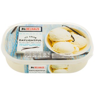 Delhaize | Inghetata de vanilie fara zahar 750ml