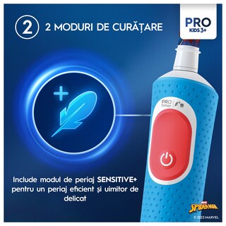 Oral-B | Periuta de dinti electrica Pro Kids Spiderman