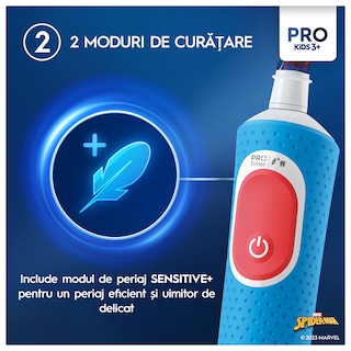 Oral-B | Periuta de dinti electrica Pro Kids Spiderman