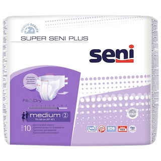 Seni | Super | Scutece incontinenta adulti Super plus medium 10 bucati