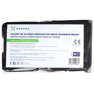 Pharma | Masti medicale de unica folosinta, negre, 10 bucati