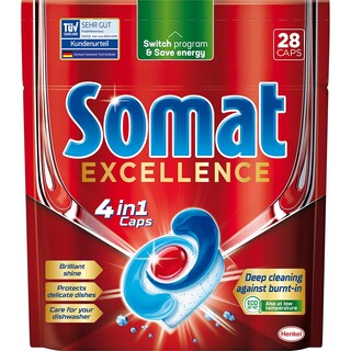 Somat | Detergent masina spalat vase, 28 capsule