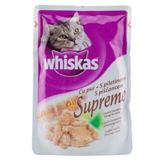 Whiskas | Hrana pentru pisici supreme cu pui 85g