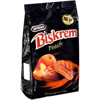 Biskrem | Biscuiti cu crema de piersica 160g