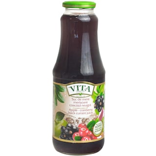 Vita | Suc de mere, merisoare si coacaze negre 1L