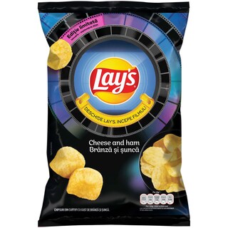 Lay's | Chipsuri cu gust de  branza si sunca 140g
