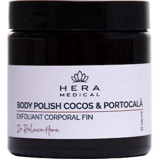 Hera Medical | Exfoliant corporal fin cocos & portocala 120ml