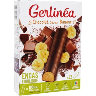 Gerlinea | Batoane ciocolata si banane 372g
