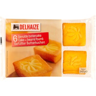Delhaize | Prajituri cu unt umplute 240g