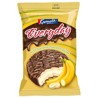 Karmela | Everyday | Biscuiti cu bezea cu aroma de banane 30g