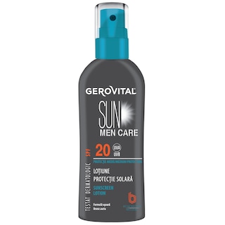 Gerovital | Sun Men | Lotiune protectie solara Men SPF 20 150ml