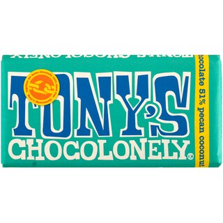 Tony's Chocolonely | Ciocolata cu nuci pecan si cocos 180g