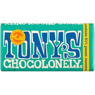 Tony's Chocolonely | Ciocolata cu nuci pecan si cocos 180g