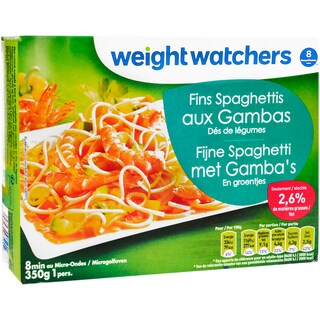 Weight Watchers | Spaghete cu creveti si legume 350g
