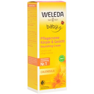 Weleda | Baby | Crema de corp hidratanta Bio, cu galbenele 75ml