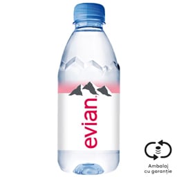 Evian | Apa minerala naturala plata 0.33L