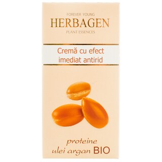 Herbagen | Crema de fata antirid cu efect imediat 50ml