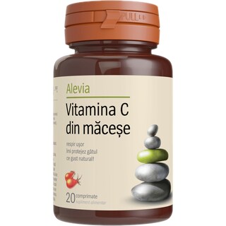 Alevia | Vitamina C din macese 20 comprimate