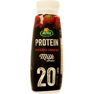 Arla | Bautura proteica din lapte UHT cu zmeura si capsuni 225ml