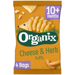 Organix | Snack ecologic din porumb cu branza & patrunjel 60g