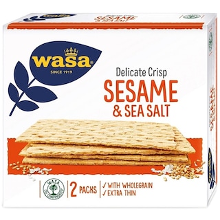 Wasa | Crisp cu susan si sare de mare 190g
