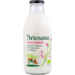 Artesana | Lapte integral ecologic de vaca  750ml