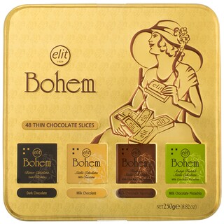 Elit Bohem | Praline de ciocolata asortata Selection tin box 250g