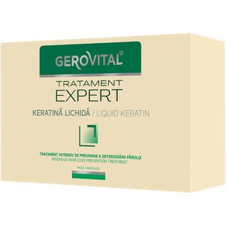 Gerovital | Tratament Expert | Fiole keratina lichida 10x10ml
