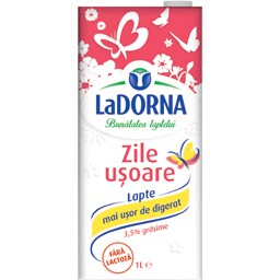 Lapte fara lactoza 3.5% grasime 1L