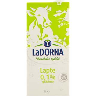 LaDORNA | Lapte UHT 0.1% grasime 1l