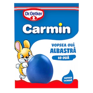 Dr. Oetker | Carmin | Vopsea albastra lichida, 10 oua