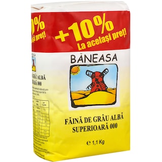 Baneasa | Faina de grau alba superioara 000 1.1kg