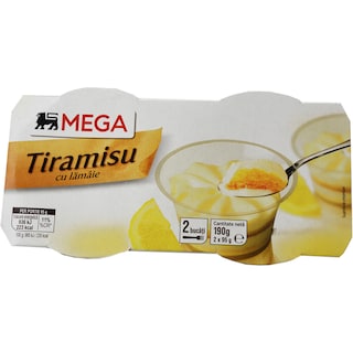 MEGA | Tiramisu cu lamaie 2x95g