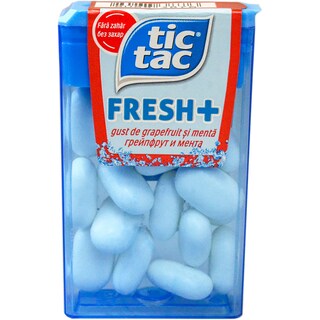Tic tac | Fresh Plus | Drajeuri cu gust de grapefruit si menta 11.9g