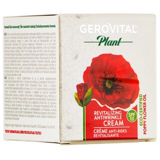 Gerovital | Plant | Crema de fata antirid revitalizanta 50ml