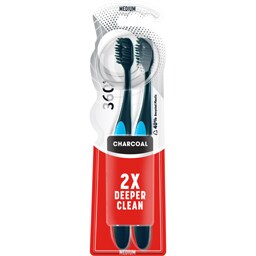 Periute de dinti Medium 360 Black 2 buc