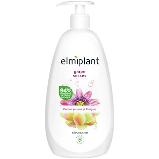 Elmiplant | Sapun lichid cu floarea pasiunii si struguri 500ml