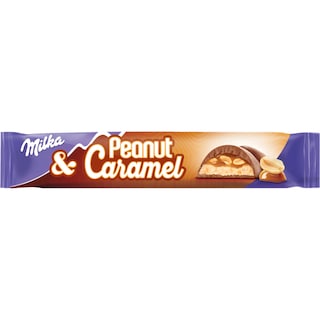 Milka | Baton de ciocolata cu caramel si arahide  37g