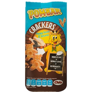 Pom-Bar | Biscuiti cu seminte de mac si susan 90g