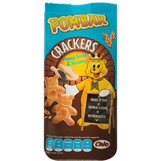 Pom-Bar | Biscuiti cu seminte de mac si susan 90g