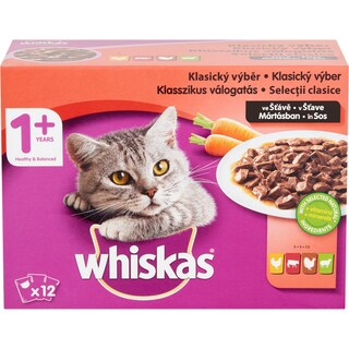 Whiskas | Hrana umeda pentru pisici Selectii clasice 12x100g
