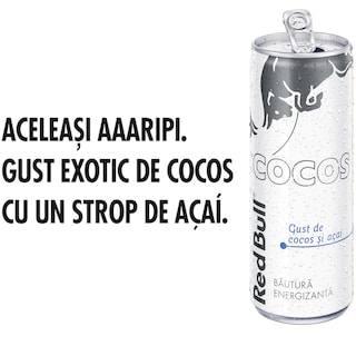 Red Bull Cocos | Bautura energizanta cu gust de cocos si acai 250ml