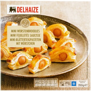 Delhaize | Mini rulouri cu carnati 350g
