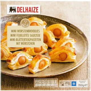Delhaize | Mini rulouri cu carnati 350g