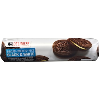 Delhaize | Biscuiti Black & White 176g