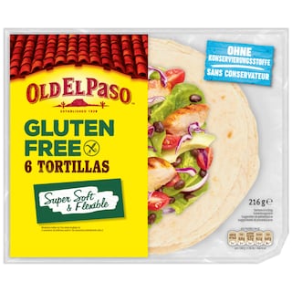 Old El Paso | Tortillas fara gluten 216g
